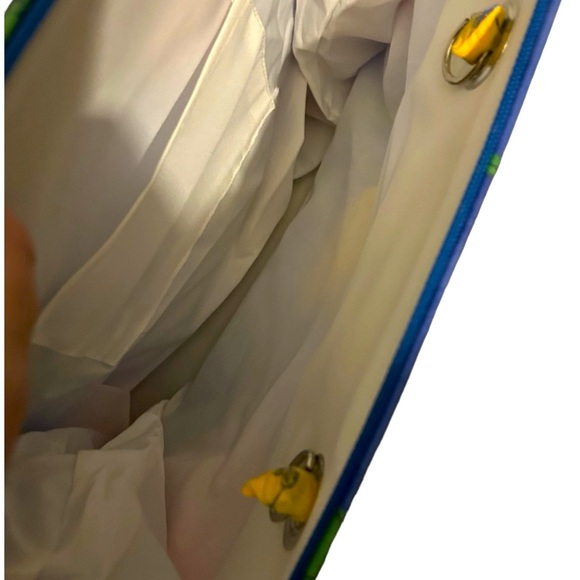 Puerto Vallarta canvas floral beach surf travel canvas tote bag. - Picture 5 of 5